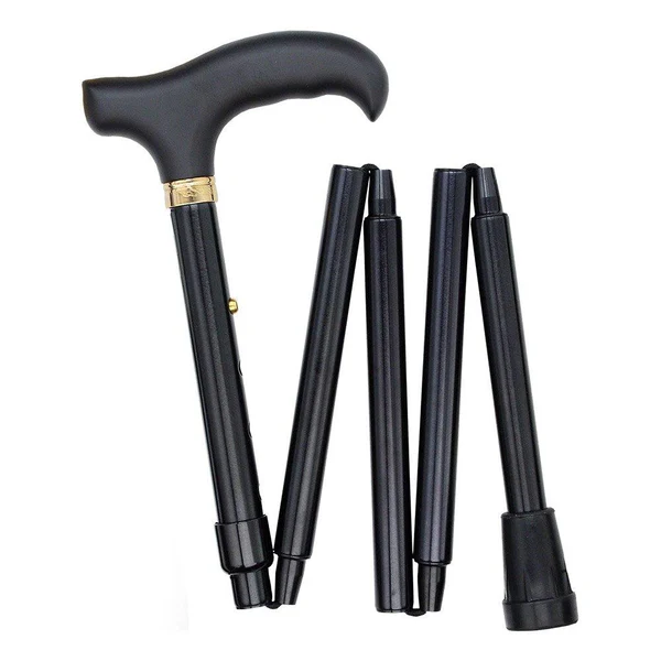 Foldable single cane 