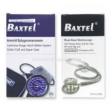 Baxtel Sphygmomanometer with Stethoscope Set 
