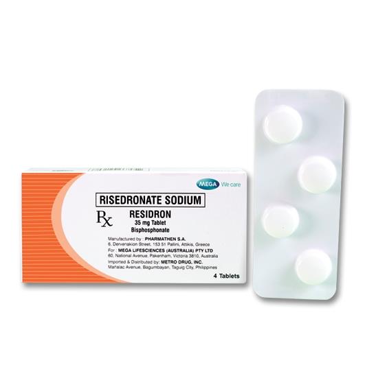 Residron (Risedronate Sodium) 35mg Tablet