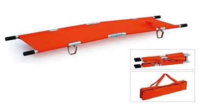 Folding stretcher 2-folds w/bag