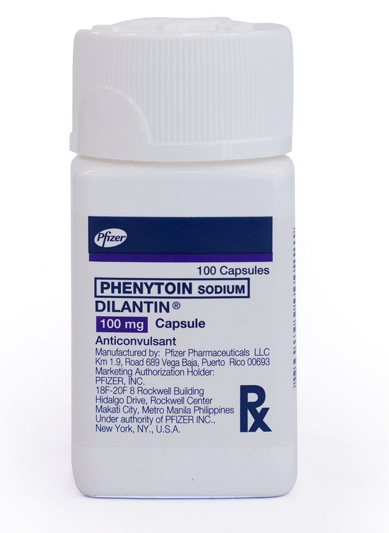 Dilantin (phenytoin) 100mg capsule