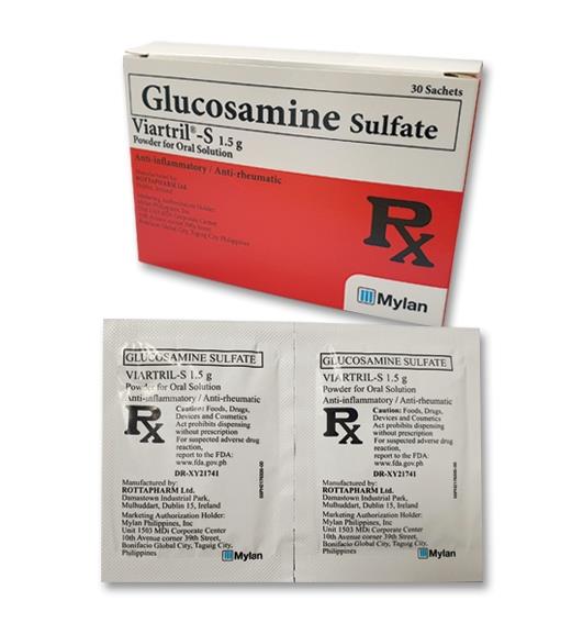 Viartril-S (glucosamine sulfate) 1500 mg powder for oral solution