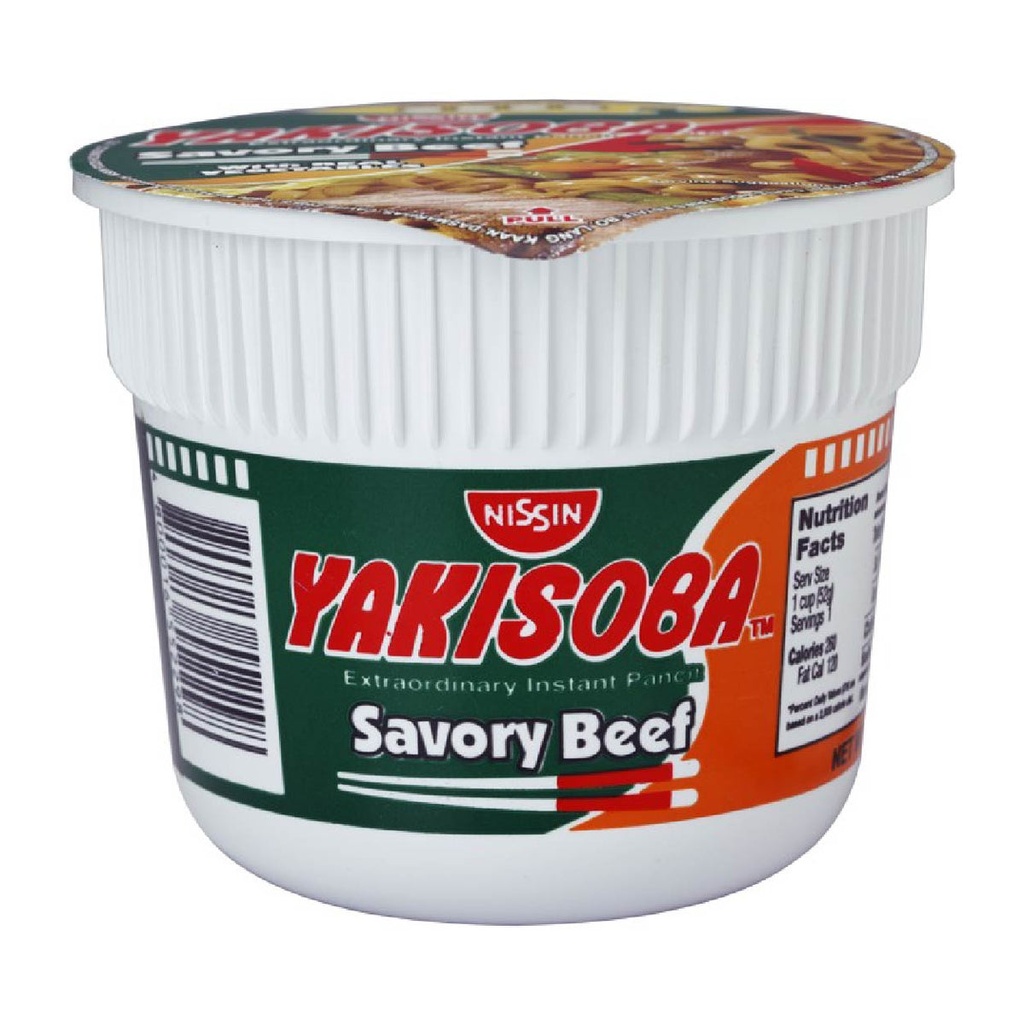 Nissin Yakisoba Savory Beef 52g​