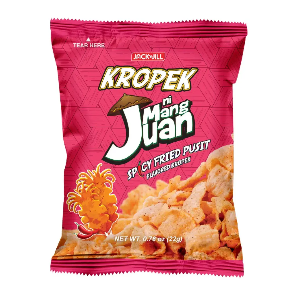 Mang Juan Spicy Fried Pusit 22g pack 
