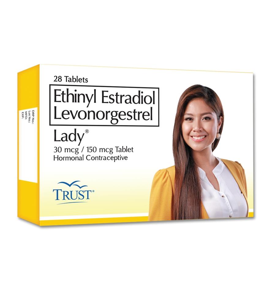 Lady (Ethinylestradiol + Levonorgestrel) 30mcg/150mcg Pills 