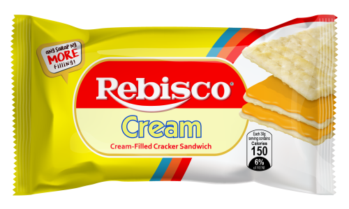 Rebisco Cream-Filled Cracker Sandwich 32g pack 
