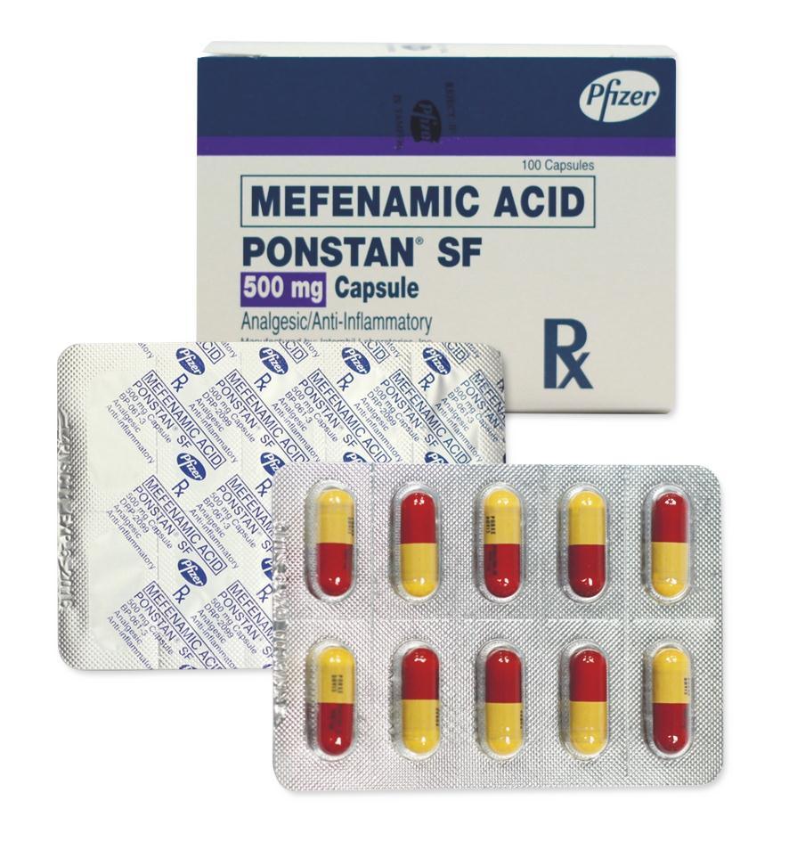 Ponstan (mefenamic acid) 500mg film-coated tablet 