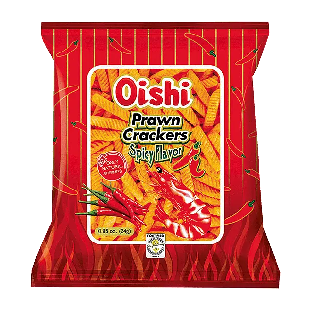 Oishi Prawn Cracker Spicy 24g