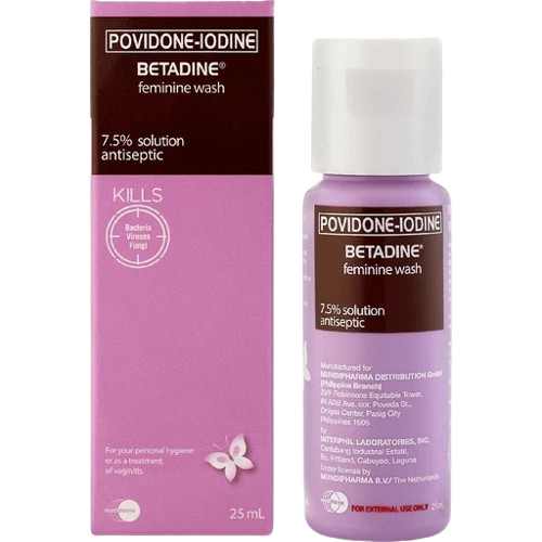 Betadine Feminine Wash (Povidone-Iodine) 25ml