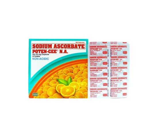 Poten-Cee N.A. (sodium ascorbate) 500mg capsule 