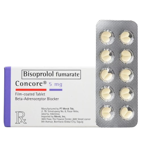 Concore (Bisoprolol Fumarate) 5mg Tablet 