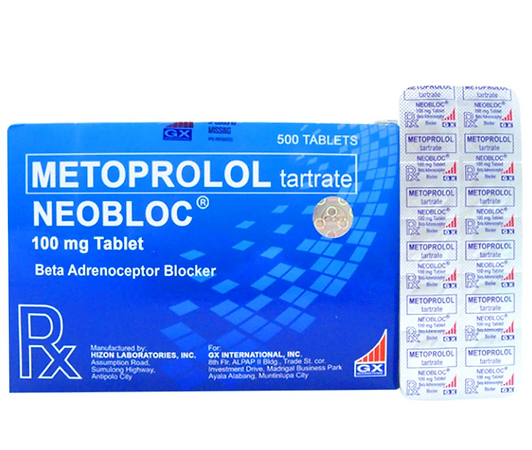 Neobloc (Metoprolol) 100mg Tablet