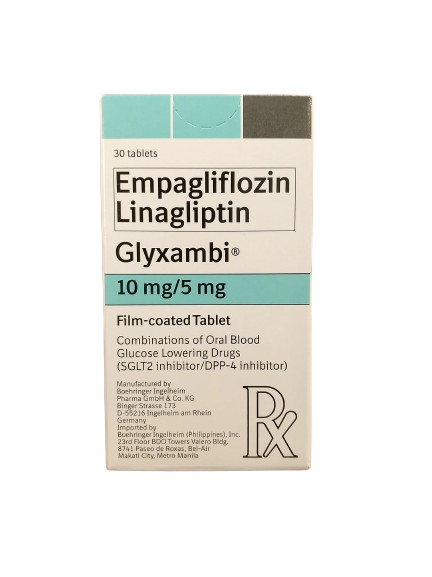 Glyxambi (Empagliflozin + Linagliptin) 10mg/5mg Film-Coated Tablet
