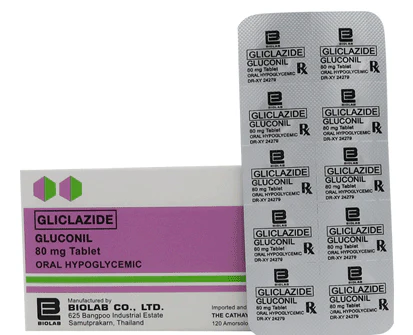 Gluconil (Gliclazide) 80mg Tablet 