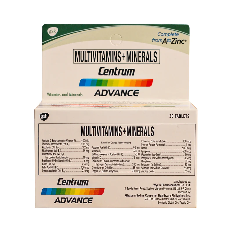 Centrum Advance Multivitamin Tablets (30s) 