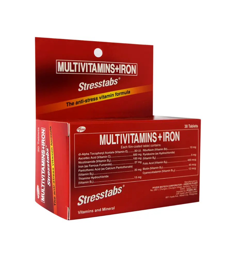 Stresstabs (Multivitamins with Iron) Tablet 30s