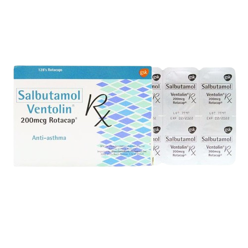 Ventolin (salbutamol) 200mcg rotacap