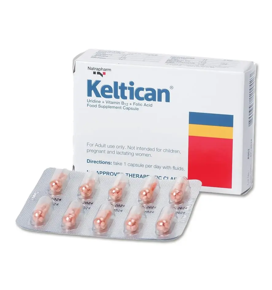 Keltican (uridine monophosphate + cytidine monophosphate) capsule 