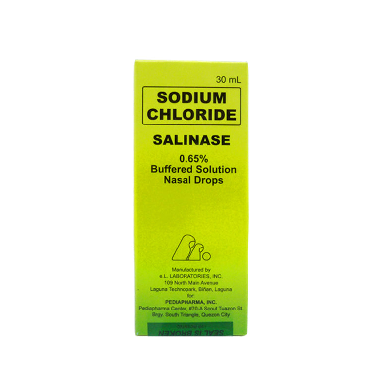 Salinase (Sodium Chloride) 0.65% Buffered Solution Nasal Drops 30ml
