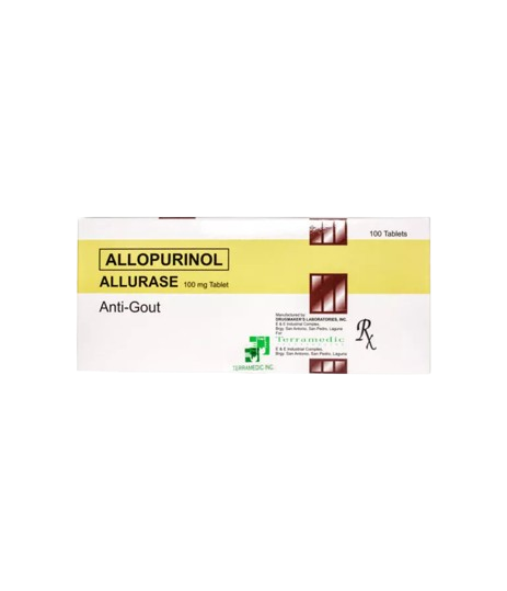 Allurase (Allopurinol) 100mg Tablet