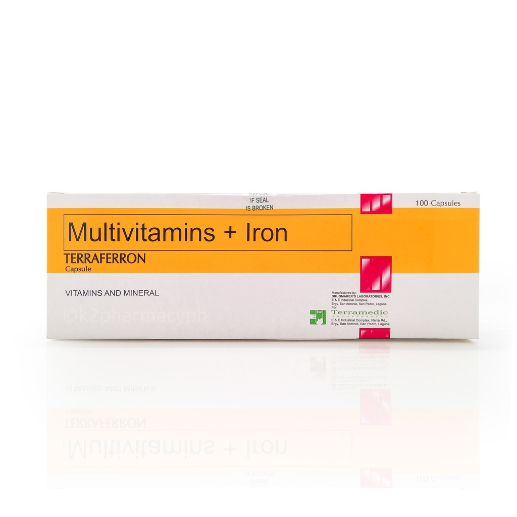 Terraferron (Multivitamins + Iron) Capsule