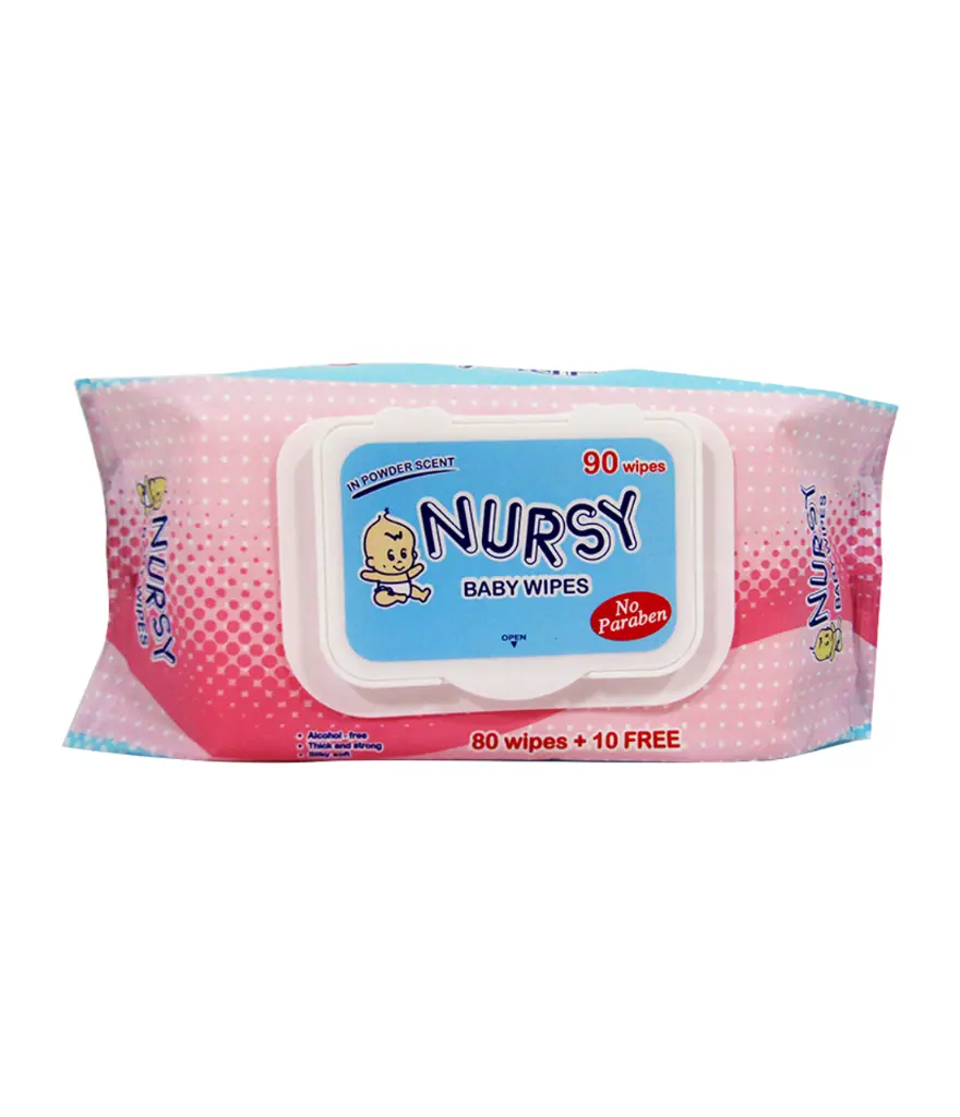 Nursy Baby Wipes Powder Scent 90s 