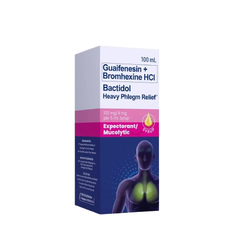 Bactidol Heavy Phlegm Relief 100mg/4mg 100ml Syrup