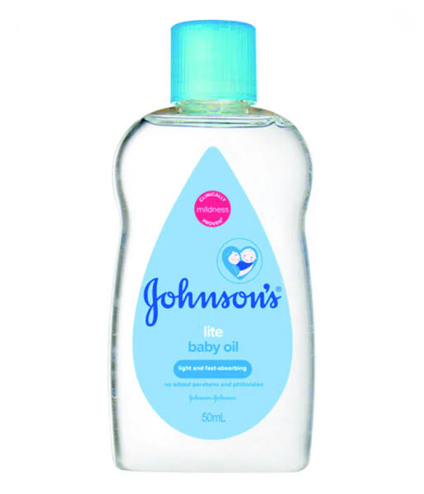 J&J Baby Oil Lite (mineral oil) 50ml