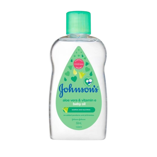 Johnson's Aloe Vera & Vitamin E Baby Oil 50ml 