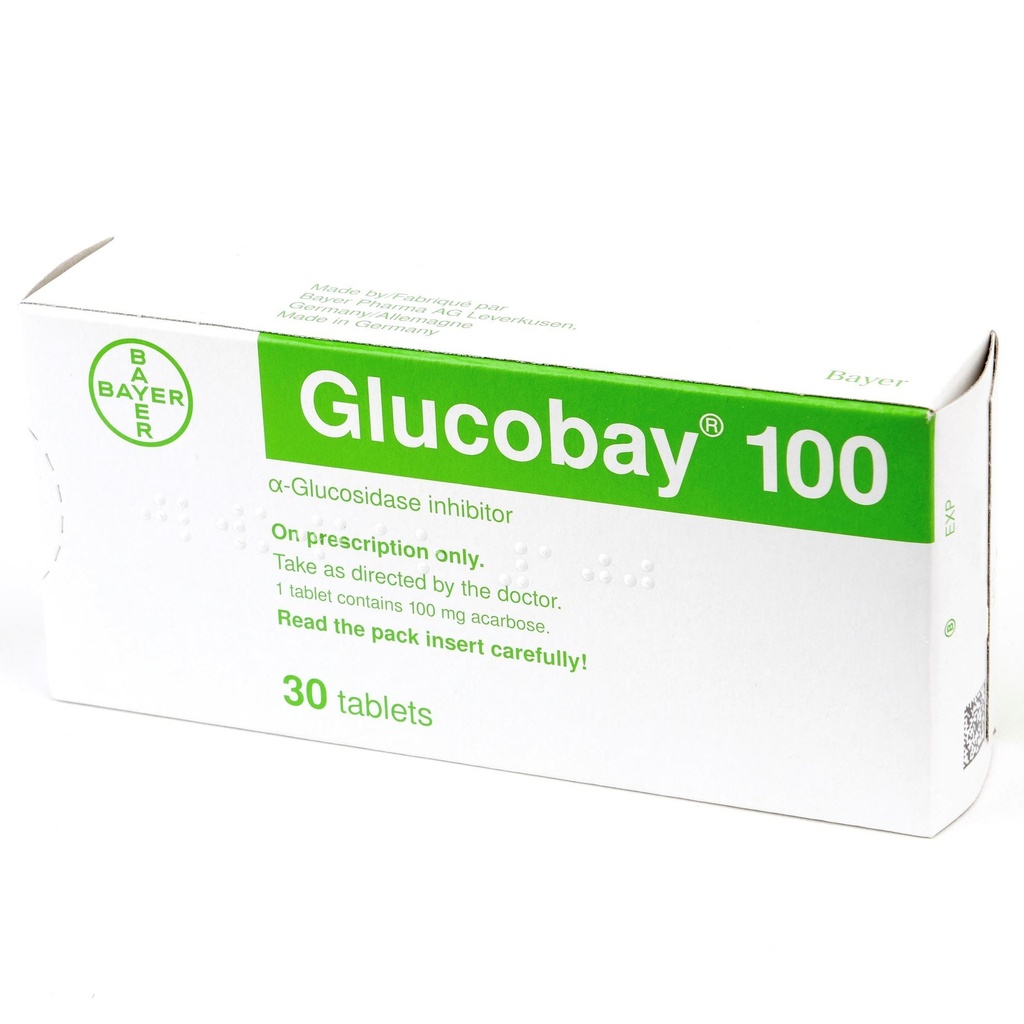 Glucobay (Acarbose) 100mg Tablet 