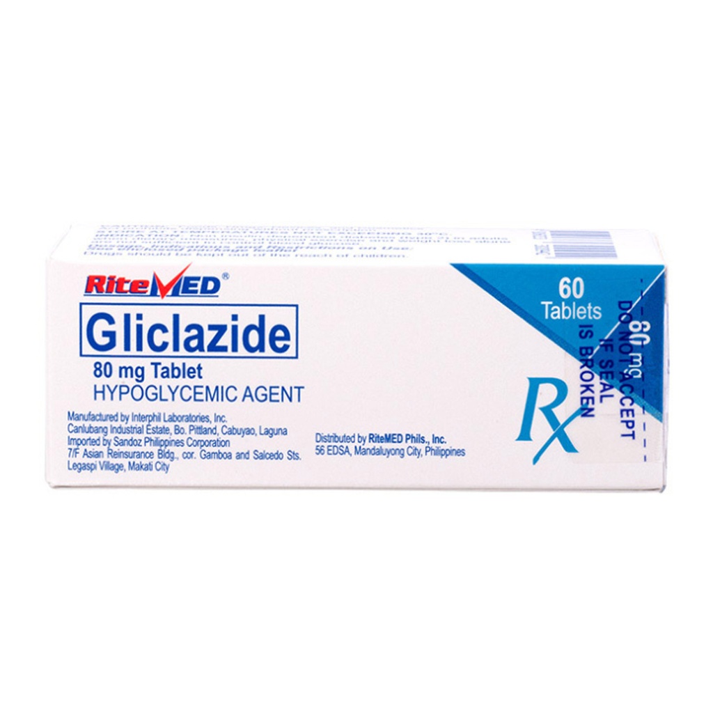 RM Gliclazide (Gliclazide) 80mg Tablet