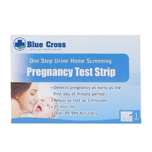 Blue Cross Pregnancy Test Deluxe Urine 