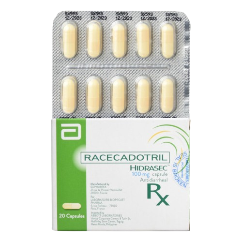 Hidrasec (racecadotril) 100mg capsule