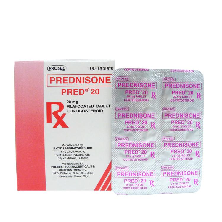 Pred-20 (Prednisone) 20mg Film-Coated Tablet
