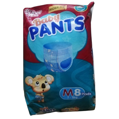 Super Twins Baby Pants M 8's 