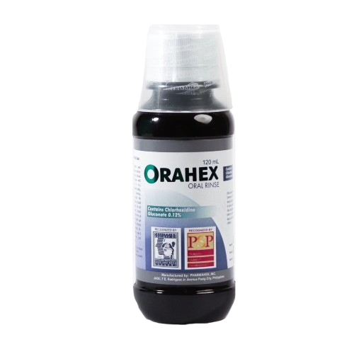 Orahex (Chlorhexidine gluconate) oral rinse 120mL