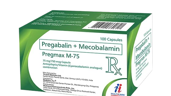 Pregmax M-75 (Methylcobalamin + Pregabalin) 75mg/750mcg Capsule 