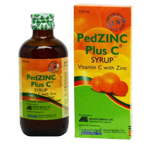 Pedzinc Plus C Syrup 120ml