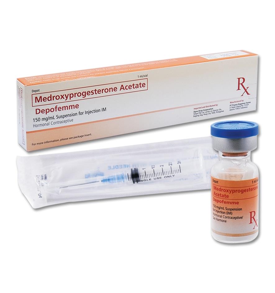 DepoFemme (Medroxyprogesterone) 1mg Vial 1ml