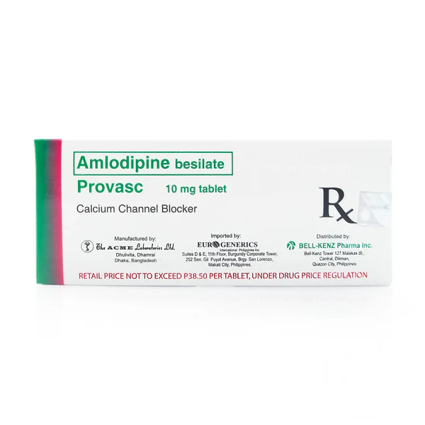 Provasc 10 (Amlodipine Besilate) 10mg Tablet 