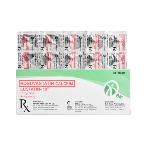 Lustatin 10 (Rosuvastatin Calcium) 10mg Tablet 