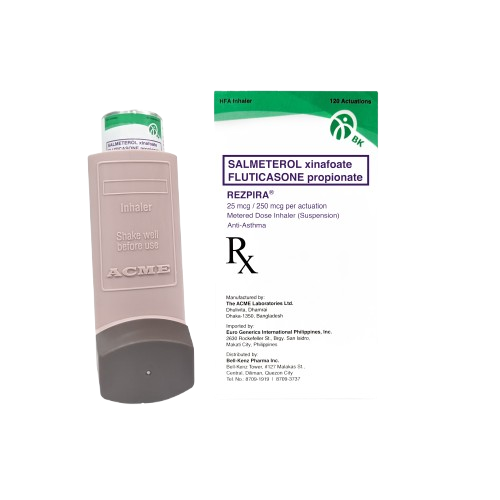 Rezpira 25mcg/250mcg Metered Dose Inhaler (MDI) 