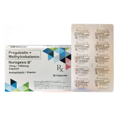 Nurogesic (Pregabalin + Methylcobalamin) 75mg/1500mcg Capsule