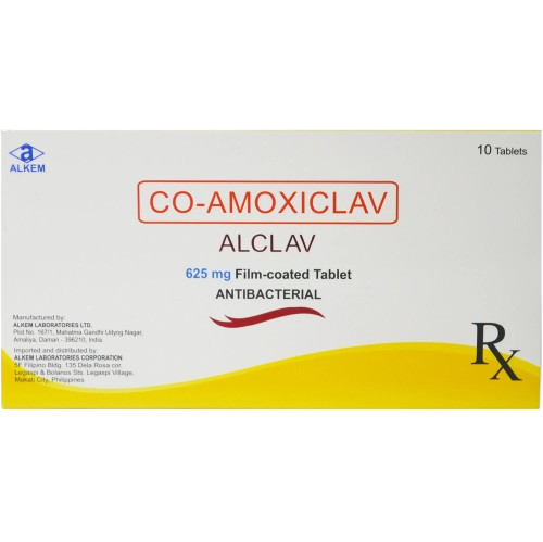 Alclav (co-amoxiclav) 625mg tablet