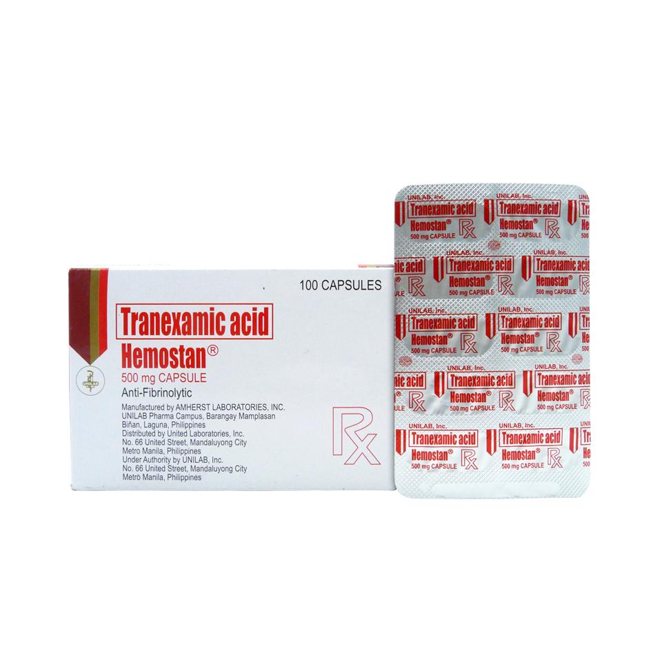 Hemostan (Tranexamic Acid) 500mg Capsule 