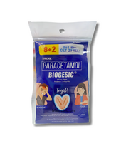 Biogesic (paracetamol) 500mg tablet 8+2 promo pack