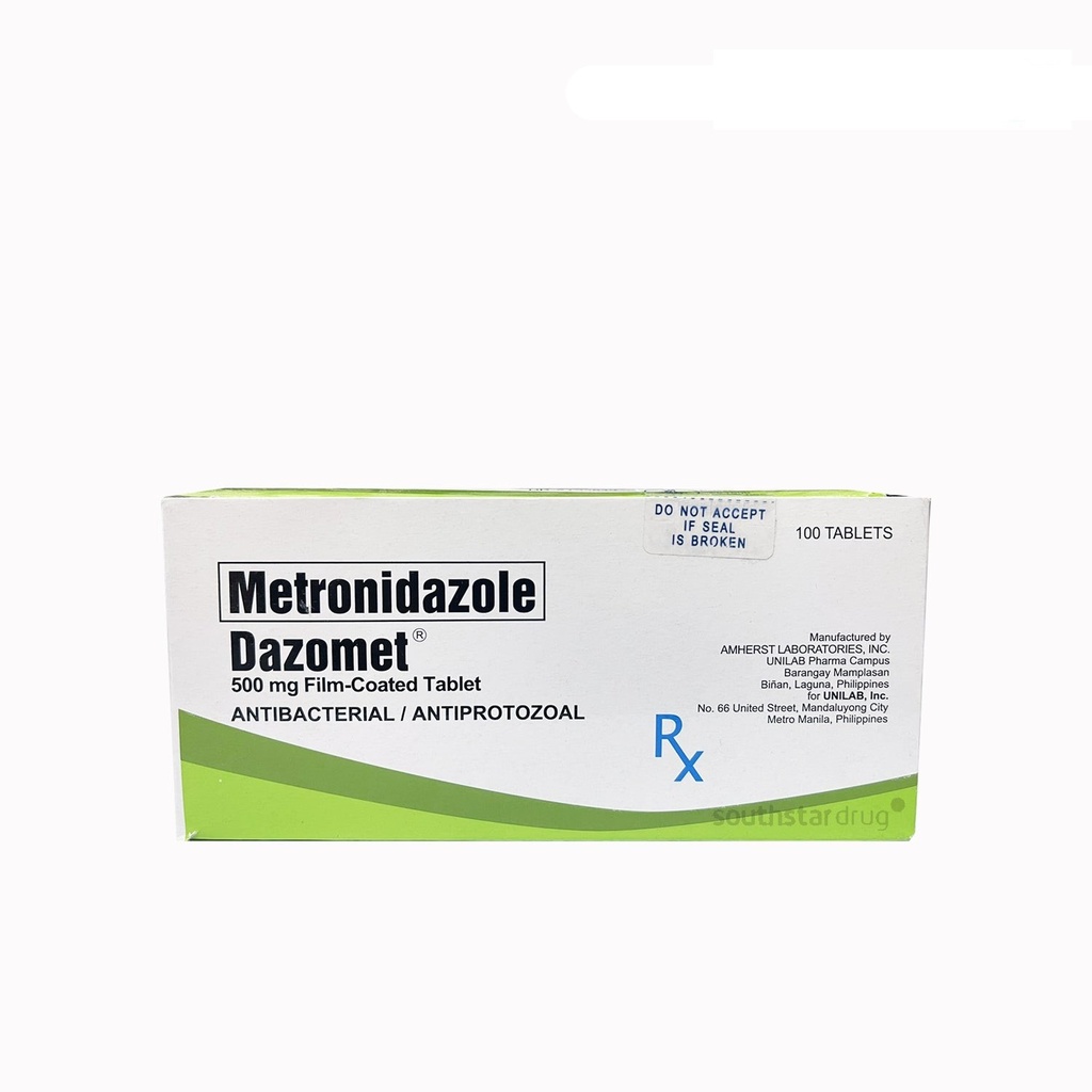 Dazomet (Metronidazole) 500mg Tablet 