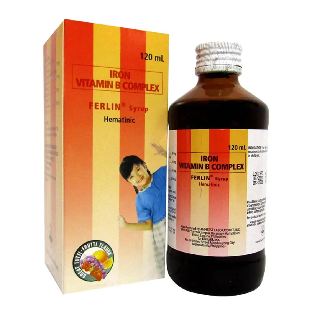Ferlin (Ferrous Sulfate) Syrup, 120ml