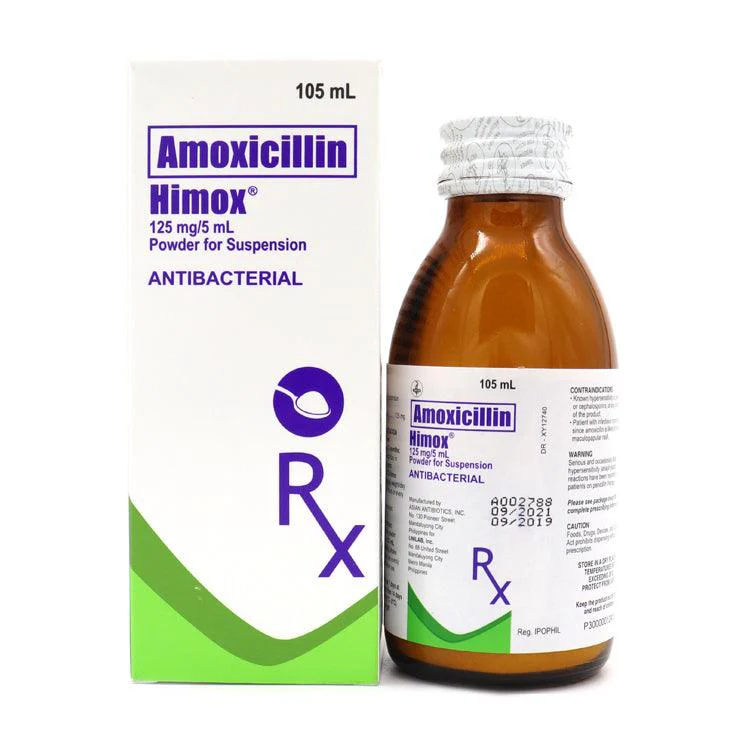 Himox (Amoxicillin) 125mg/5ml Suspension 105ml
