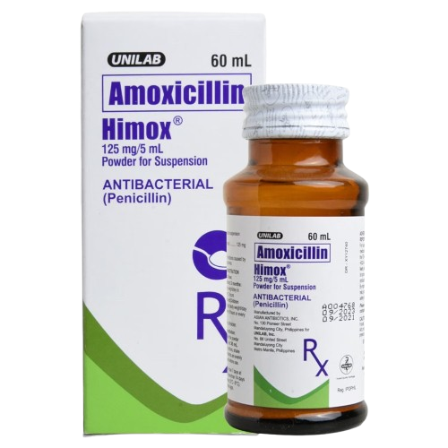 Himox (Amoxicillin) 125mg/5ml Suspension 60ml